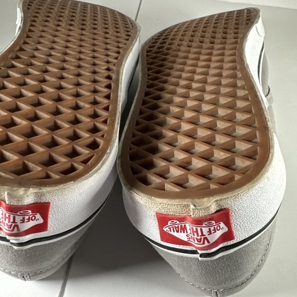 Size 12 - VANS Slip On Shoes Gray